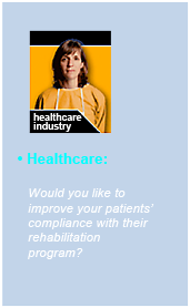 Healthcare: Would you like to improve your patients' compliance with their rehabilitation program?